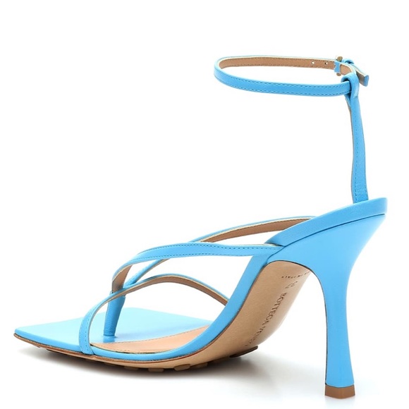 Bottega Veneta Stretch Sandals Iconic Blue - Picture 3 of 8